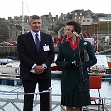 Willie Watt, Princess Anne, & Lord Lieutenant Anne Dunnett